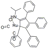 470688-18-7,CHLORODICARBONYL(1-(I-PROPYLAMINO)-2,3,4,5-TETRAPHENYLCYCLOPENTADIENYL)RUTHENIUM (II)