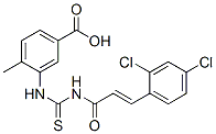 471274-17-6,3-[[[[3-(2,4-DICHLOROPHENYL)-1-OXO-2-PROPENYL]AMINO]THIOXOMETHYL]AMINO]-4-METHYL-BENZOIC ACID