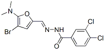 471920-68-0,Benzoic  acid,  3,4-dichloro-,  [[4-bromo-5-(dimethylamino)-2-furanyl]methylene]hydrazide  (9CI)
