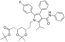 472967-95-6,(4S,6S)-6-[2-[2-(4-Fluorophenyl)-5-(1-methylethyl)-3-phenyl-4-[(phenylamino)carbonyl]-1H-pyrrol-1-yl]ethyl]-2,2-dimethyl-1,3-dioxane-4-acetic Acid 1,1-Dimethylethyl Ester