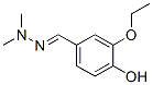 473276-01-6,Benzaldehyde, 3-ethoxy-4-hydroxy-, dimethylhydrazone (9CI)