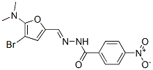 474484-37-2,Benzoic  acid,  4-nitro-,  [[4-bromo-5-(dimethylamino)-2-furanyl]methylene]hydrazide  (9CI)