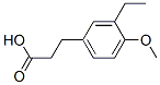 474940-61-9,Benzenepropanoic acid, 3-ethyl-4-methoxy- (9CI)