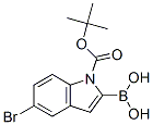 475102-13-7,5-Bromo-1-(tert-butoxycarbonyl)-1H-indol-2-ylboronic acid