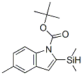 475102-17-1,1-BOC-2-DIMETHYLSILANYL-5-METHYL-INDOLE