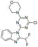 475111-38-7,4-(4-CHLORO-6-(2-(DIFLUOROMETHYL)-1H-BENZO[D]IMIDAZOL-1-YL)-1,3,5-TRIAZIN-2-YL)MORPHOLINE