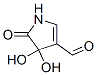475502-72-8,1H-Pyrrole-3-carboxaldehyde, 4,5-dihydro-4,4-dihydroxy-5-oxo- (9CI)