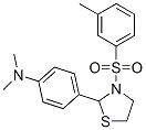 477489-25-1,Thiazolidine, 2-[4-(dimethylamino)phenyl]-3-[(3-methylphenyl)sulfonyl]- (9CI)