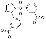 477515-65-4,Thiazolidine, 2-(3-nitrophenyl)-3-[(3-nitrophenyl)sulfonyl]- (9CI)