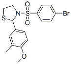 477515-76-7,Thiazolidine, 3-[(4-bromophenyl)sulfonyl]-2-(4-methoxy-3-methylphenyl)- (9CI)