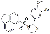 477516-15-7,Thiazolidine, 2-(3-bromo-4-methoxyphenyl)-3-[(1,2-dihydro-5-acenaphthylenyl)sulfonyl]- (9CI)