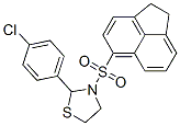 477516-19-1,Thiazolidine, 2-(4-chlorophenyl)-3-[(1,2-dihydro-5-acenaphthylenyl)sulfonyl]- (9CI)