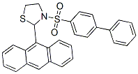 477516-25-9,Thiazolidine, 2-(9-anthracenyl)-3-([1,1-biphenyl]-4-ylsulfonyl)- (9CI)
