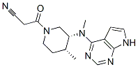 477600-75-2,3-((3R,4R)-4-methyl-3-(methyl(7H-pyrrolo[2,3-d]pyrimidin-4-yl)amino)piperidin-1-yl)-3-oxopropanenitrile