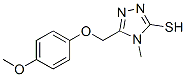 485339-93-3,5-[(4-METHOXYPHENOXY)METHYL]-4-METHYL-4H-1,2,4-TRIAZOLE-3-THIOL