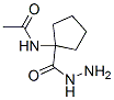 4854-68-6,Cyclopentanecarboxylic acid, 1-acetamido-, hydrazide (7CI,8CI)