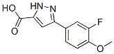 485798-67-2,3-(3-FLUORO-4-METHOXYPHENYL)-1H-PYRAZOLE-5-CARBOXYLIC ACID