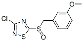 486997-73-3,3-CHLORO-5-(3-METHOXYBENZYLSULFINYL)-1,2,4-THIADIAZOLE