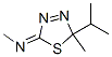 488151-25-3,Methanamine, N-[5-methyl-5-(1-methylethyl)-1,3,4-thiadiazol-2(5H)-ylidene]- (9CI)
