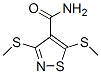 4886-14-0,3,5-DI(METHYLTHIO)ISOTHIAZOLE-4-CARBOXAMIDE