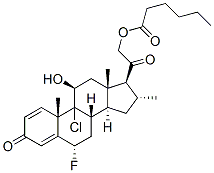 4891-71-8,9-chloro-6alpha-fluoro-11beta,21-dihydroxy-16alpha-methylpregna-1,4-diene-3,20-dione 21-hexanoate