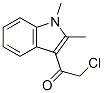 489425-25-4,Ethanone, 2-chloro-1-(1,2-dimethyl-1H-indol-3-yl)- (9CI)