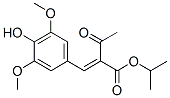 491851-35-5,BUTANOIC ACID, 2-[(4-HYDROXY-3,5-DIMETHOXYPHENYL)METHYLENE]-3-OXO-, 1-METHYLETHYL ESTER