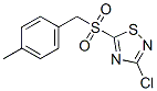 494763-26-7,3-CHLORO-5-(4-METHYLBENZYLSULFONYL)-1,2,4-THIADIAZOLE
