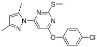 495401-90-6,PYRIMIDINE, 4-(4-CHLOROPHENOXY)-6-(3,5-DIMETHYL-1H-PYRAZOL-1-YL)-2-(METHYLTHIO)-