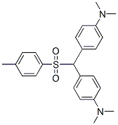 49630-05-9,4,4'-[(p-tolylsulphonyl)methylene]bis[N,N-dimethylaniline]