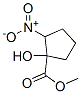 4970-88-1,Cyclopentanecarboxylic acid, 1-hydroxy-2-nitro-, methyl ester (7CI,8CI)