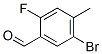 497224-12-1,5-Bromo-2-fluoro-4-methylbenzaldehyde