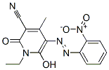49744-25-4,1-ethyl-1,2-dihydro-6-hydroxy-4-methyl-5-[(2-nitrophenyl)azo]-2-oxonicotinonitrile