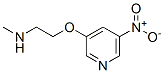 497949-10-7,Ethanamine, N-methyl-2-[(5-nitro-3-pyridinyl)oxy]- (9CI)