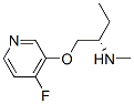 497949-29-8,2-Butanamine,1-[(4-fluoro-3-pyridinyl)oxy]-N-methyl-,(2S)-(9CI)