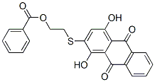 49831-04-1,2-[(1,4-dihydroxy-9,10-dioxo-2-anthryl)thio]ethyl benzoate