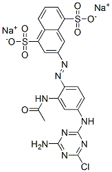 4988-30-1,disodium 3-[[2-(acetylamino)-4-[(4-amino-6-chloro-1,3,5-triazin-2-yl)amino]phenyl]azo]naphthalene-1,5-disulphonate