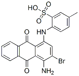 4988-32-3,4-[(4-amino-3-bromo-9,10-dihydro-9,10-dioxo-1-anthryl)amino]toluene-3-sulphonic acid