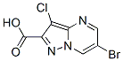 499190-16-8,6-bromo-3-chloropyrazolo[1,5-a]pyrimidine-2-carboxylic acid