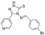 500278-32-0,4-[(4-BROMOPHENYL)METHYLIDENEAMINO]-5-PYRIDIN-4-YL-2H-1,2,4-TRIAZOLE-3(4H)-THIONE