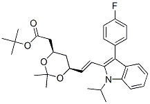 500731-91-9,(4R,6S)-6-[(1E)-2-[3-(4-Fluorophenyl)-1-(1-methylethyl)-1H-indol-2-yl]ethenyl]-2,2-dimethyl-1,3-dioxane-4-acetic Acid 1,1-Dimethylethyl Ester