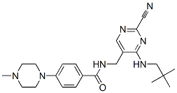 501000-36-8,N-[[2-Cyano-4-(2,2-dimethylpropylamino)pyrimidin-5-yl]methyl]-4-(4-methylpiperazin-1-yl)benzamide