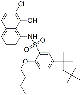 501363-62-8,Benzenesulfonamide,  2-butoxy-N-(7-chloro-8-hydroxy-1-naphthalenyl)-5-(1,1,3,3-tetramethylbutyl)-