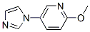 502649-50-5,Pyridine, 5-(1H-imidazol-1-yl)-2-methoxy- (9CI)