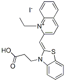 50378-82-0,2-[[3-(2-carboxyethyl)-3H-benzothiazol-2-ylidene]methyl]-1-ethylquinolinium iodide