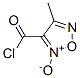 50412-72-1,1,2,5-Oxadiazole-3-carbonyl chloride, 4-methyl-, 2-oxide (9CI)
