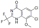 50419-71-1,4(1H)-Quinazolinone,  6,7-dichloro-8-methoxy-2-(trifluoromethyl)-  (9CI)