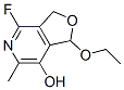 50441-59-3,Furo[3,4-c]pyridin-7-ol, 1-ethoxy-4-fluoro-1,3-dihydro-6-methyl- (9CI)