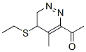 505060-87-7,Ethanone, 1-[5-(ethylthio)-5,6-dihydro-4-methyl-3-pyridazinyl]- (9CI)