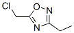 50737-34-3,5-(CHLOROMETHYL)-3-ETHYL-1,2,4-OXADIAZOLE